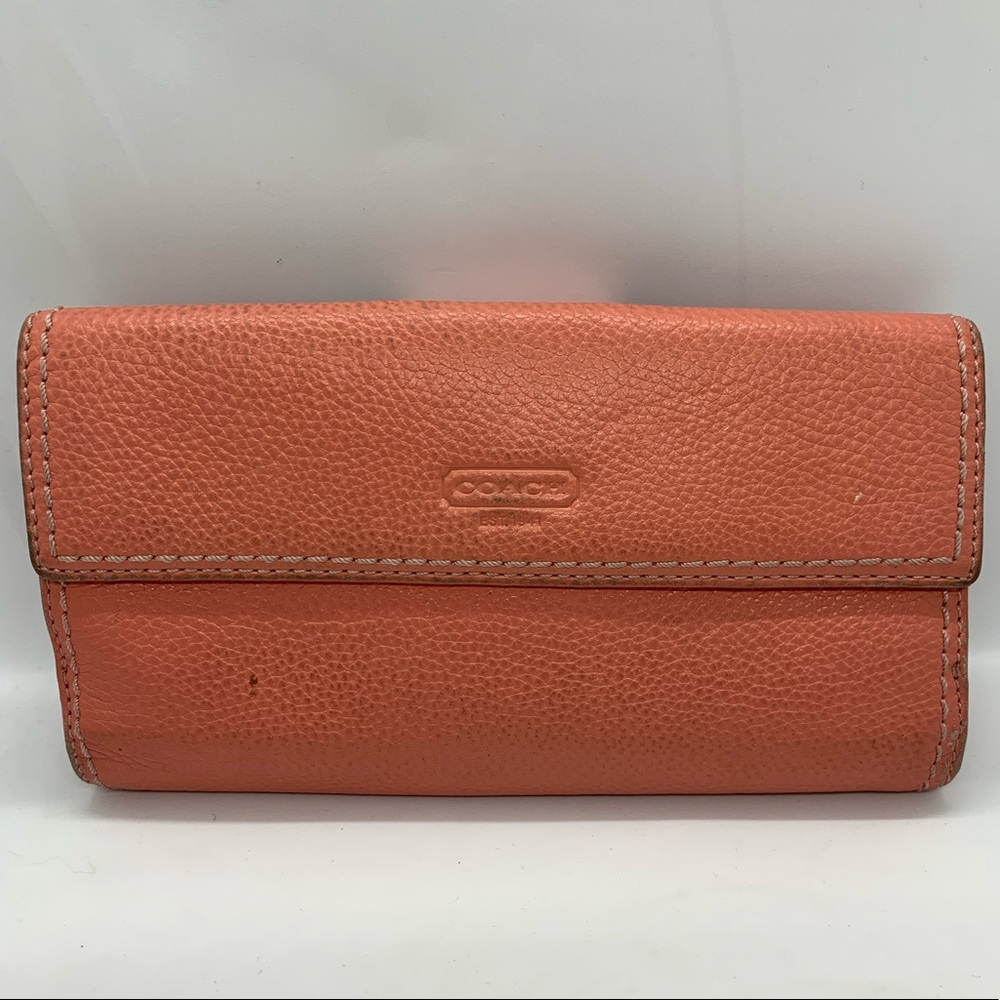 Coach ID Card Holder Checkbook Wallet - Picture 3 of 5